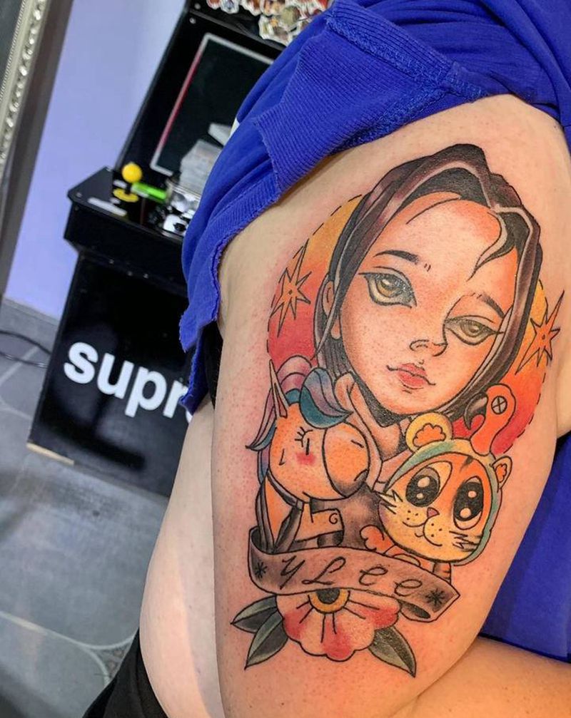 人物纹身图片_手臂纹身图案