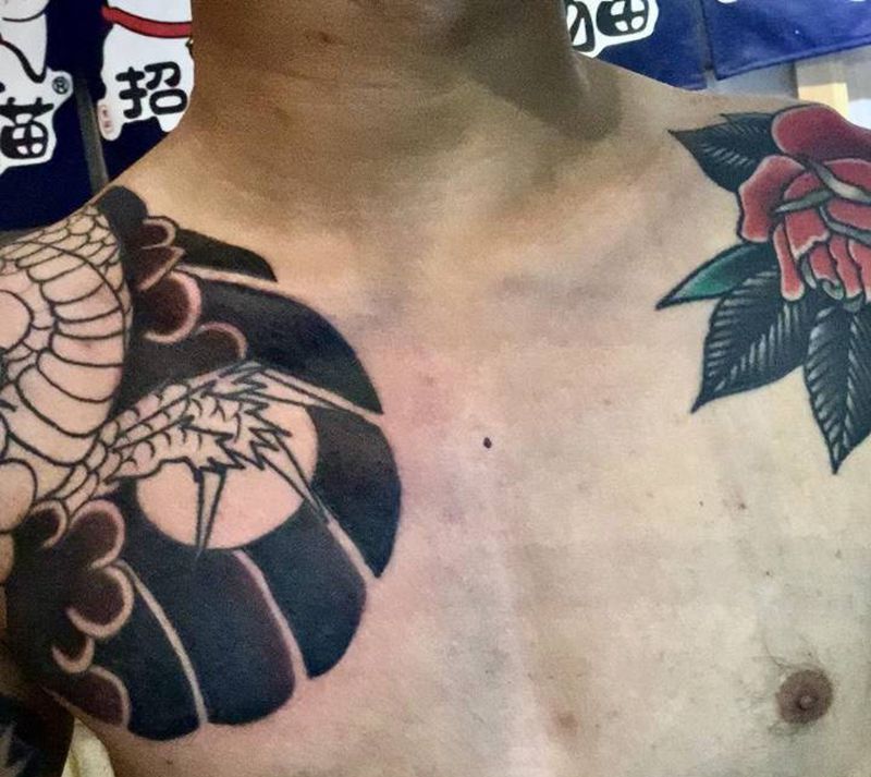 纹吧小老弟纹身图片_老传统纹身图案