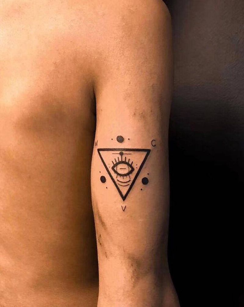 小清新系列纹身图片_手臂腿部图腾Old School纹身图案