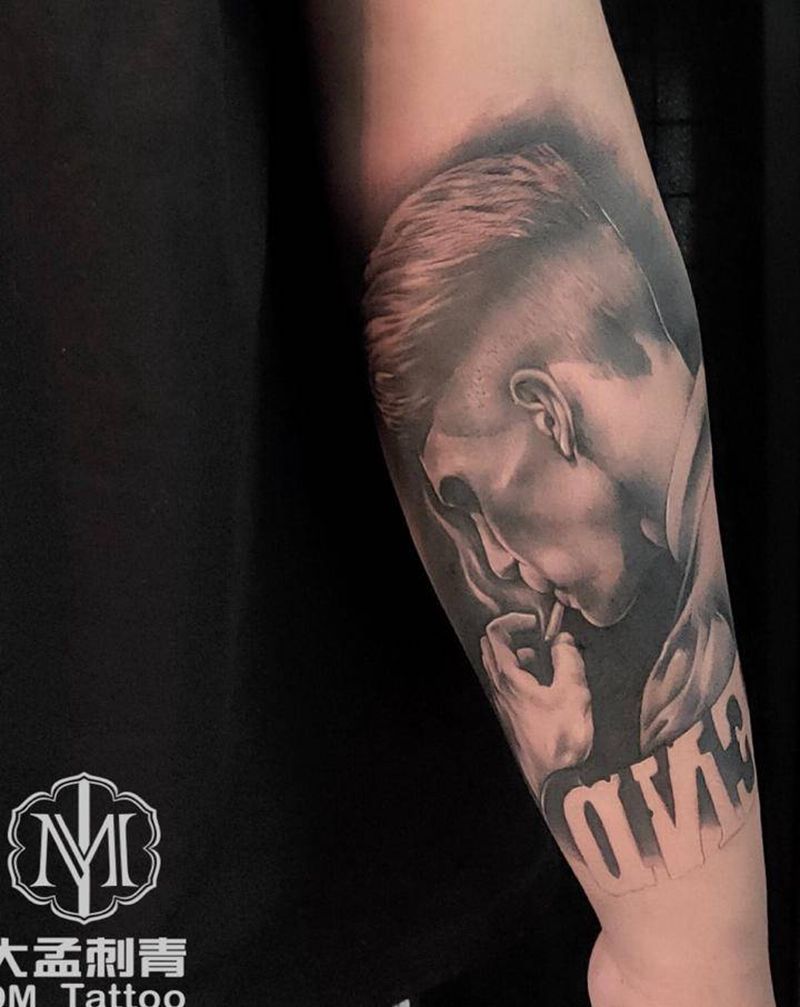 人物纹身图片_手臂欧美写实纹身图案