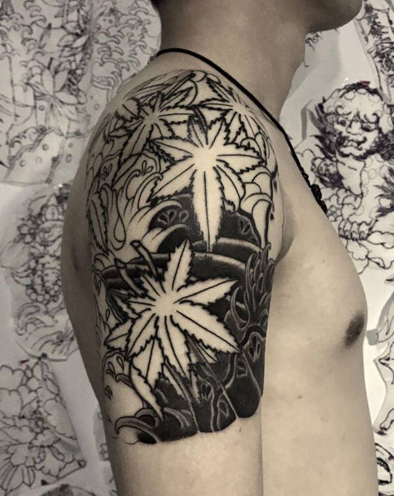 下次继续纹身图片_手臂老传统纹身图案