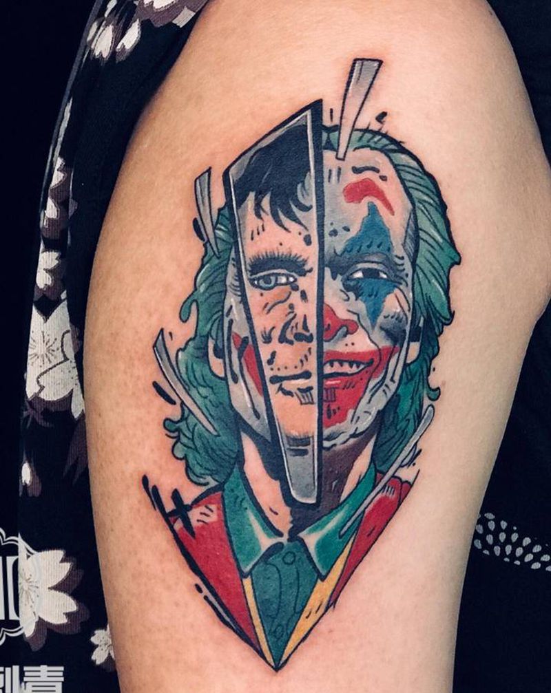 school纹身图片_手臂Old School纹身图案