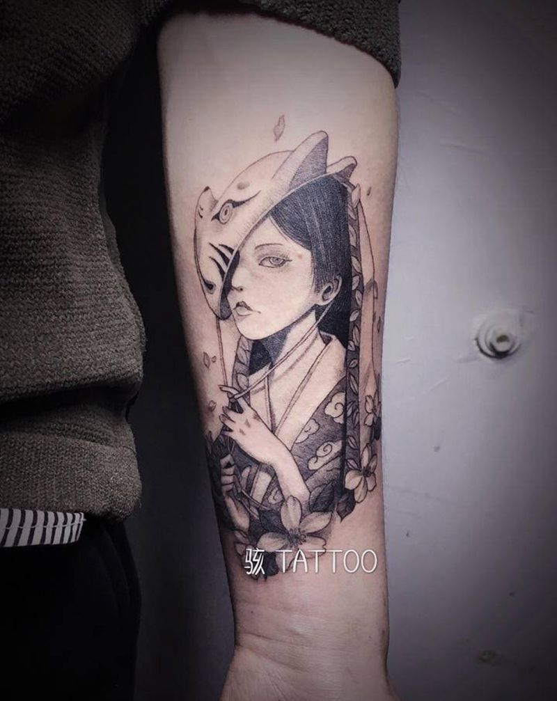 客人自带图纹身图片_手臂New School小清新纹身图案