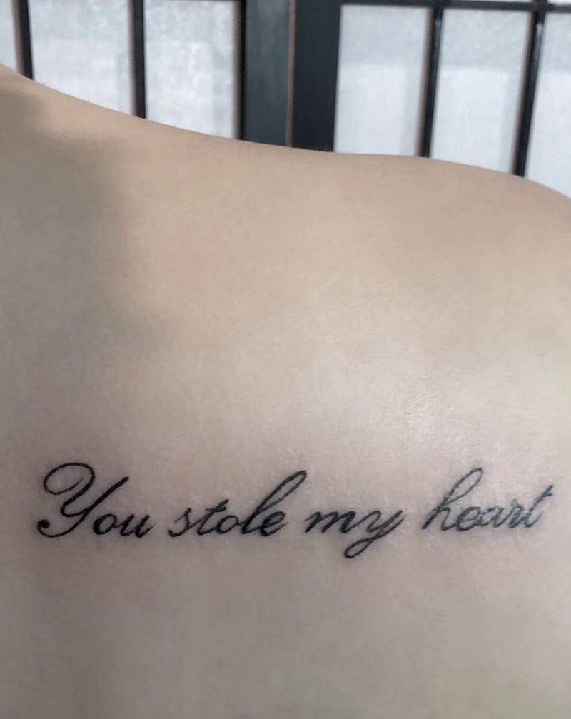 英文字母纹身图片_花体字纹身图案