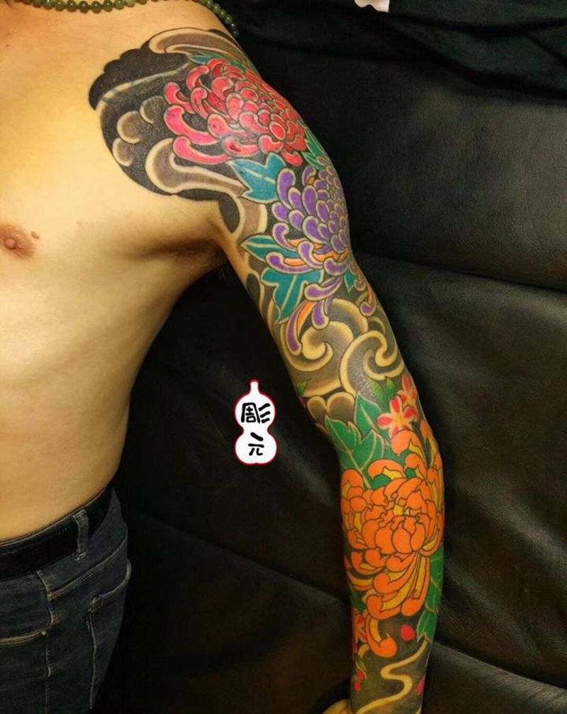 遮盖纹身图片_老传统纹身图案