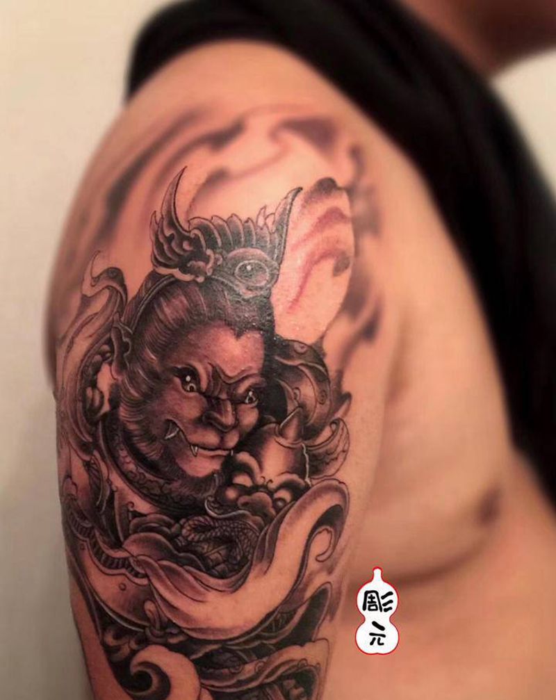 dou zhan shengf纹身图片_新传统纹身图案