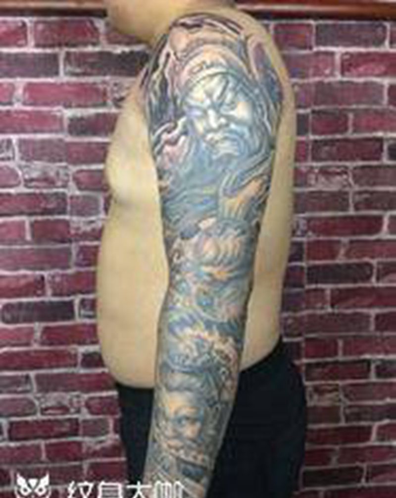 花臂纹身图片_手臂纹身图案