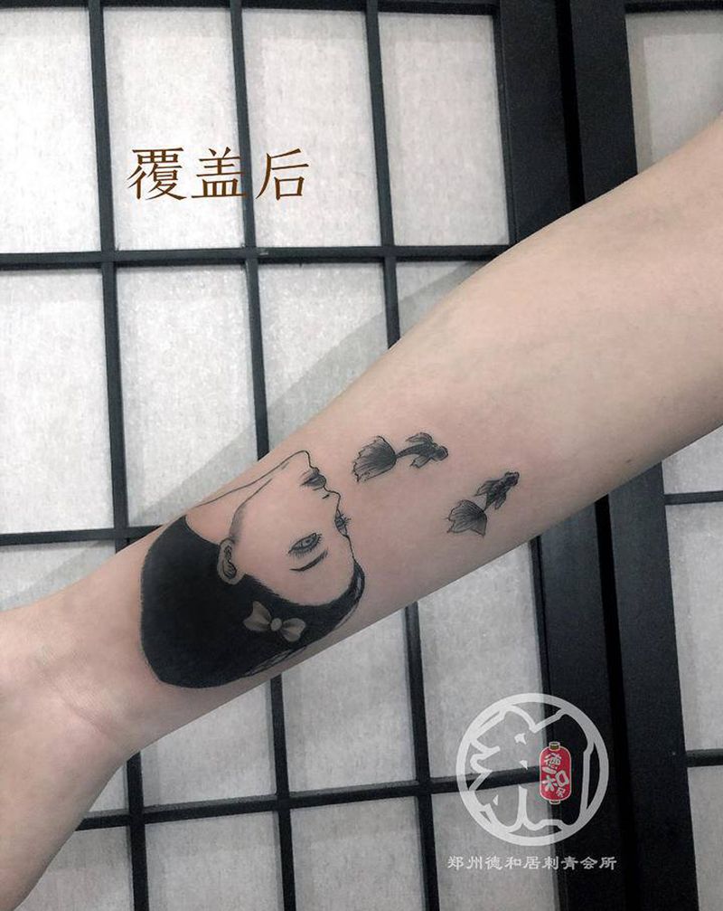 遮盖纹身图片_手臂图腾纹身图案