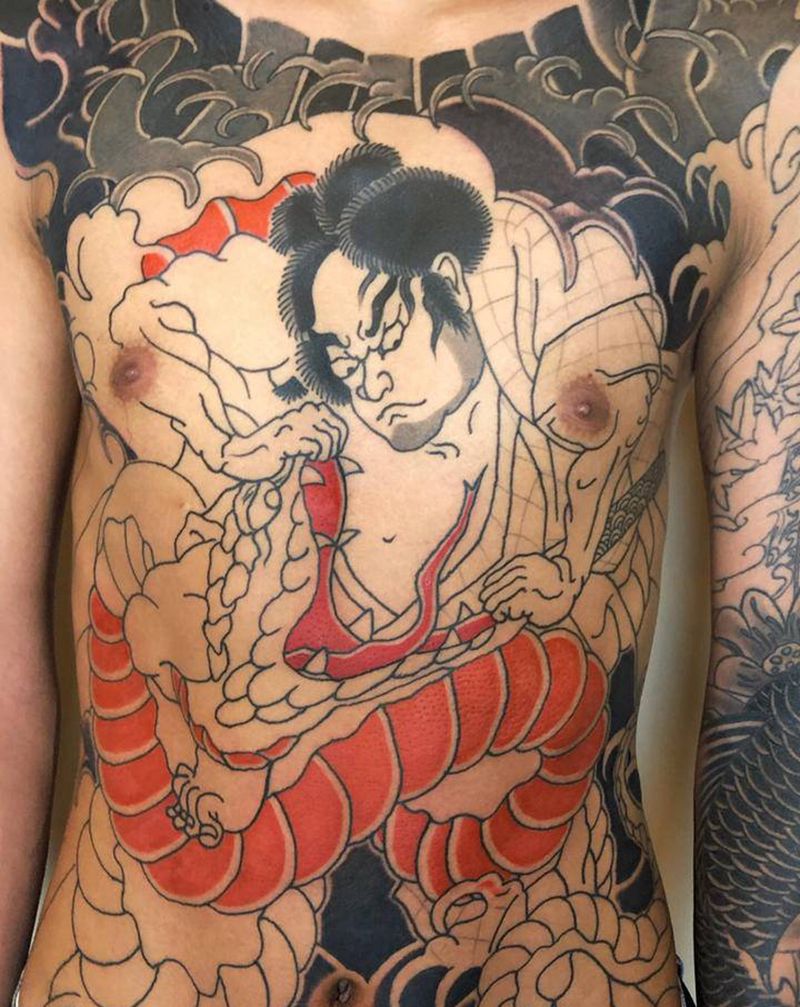 还没做完纹身图片_老传统纹身图案