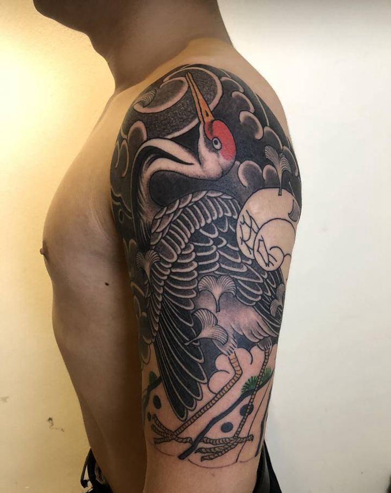 老传统纹身图片_手臂老传统纹身图案