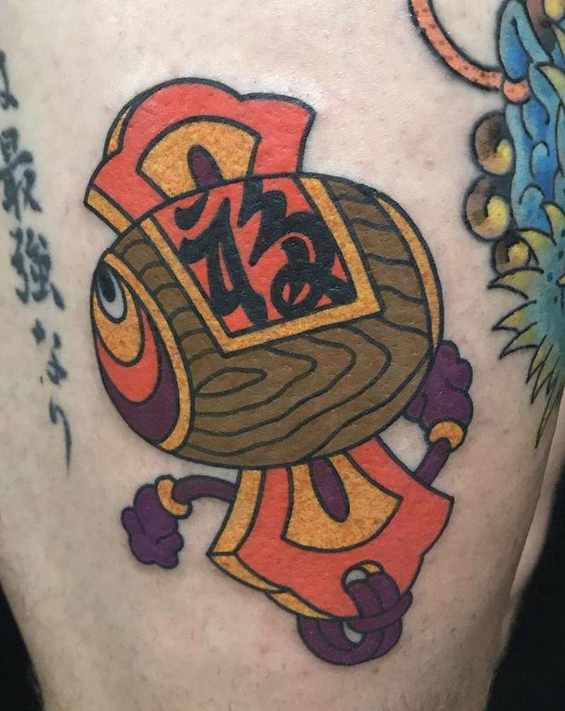 日式福锤纹身图片_老传统纹身图案