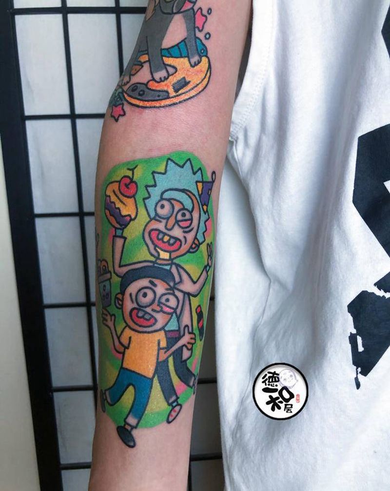 老欧美纹身图片_手臂Old School纹身图案