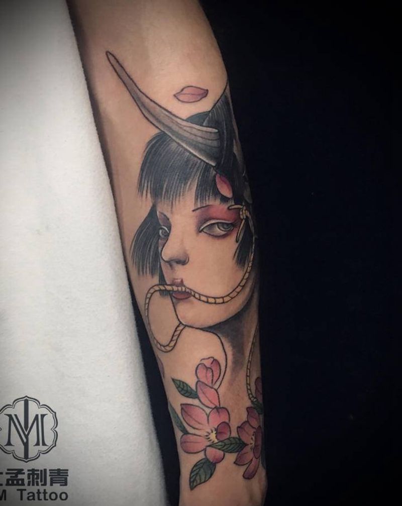 ♥️纹身图片_手臂新传统纹身图案