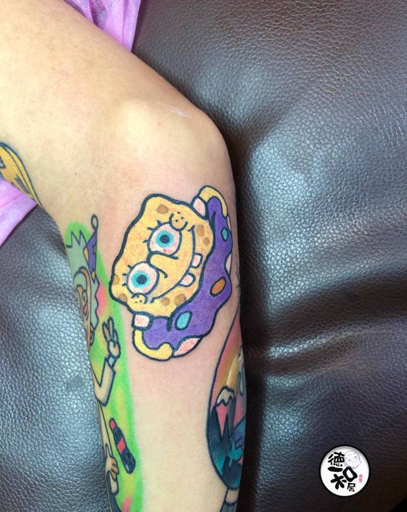 几个小图纹身图片_手臂Old School纹身图案