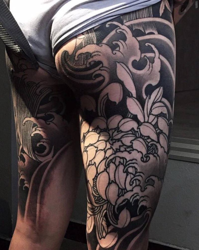 下次扎纹身图片_臀部纹身图案