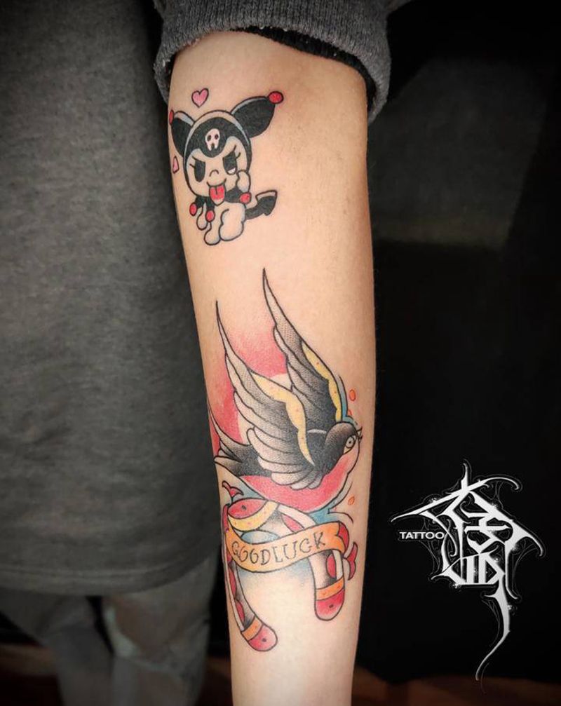 old school小图纹身图片_手臂Old School纹身图案