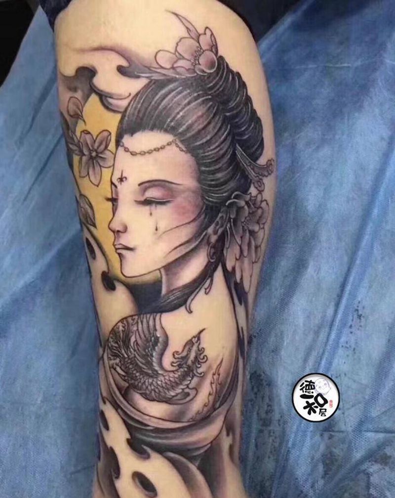 勇弟小作纹身图片_新传统纹身图案