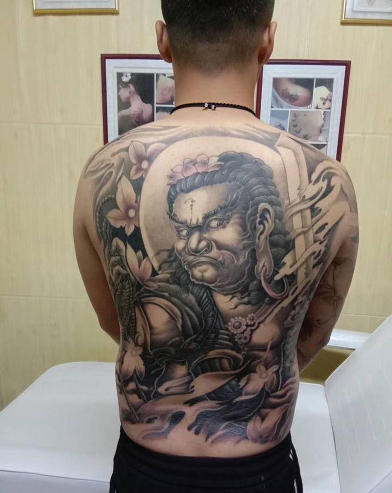 徒弟作品纹身图片_新传统纹身图案