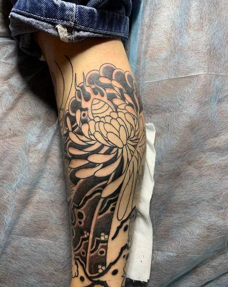 勇弟作品纹身图片_老传统纹身图案