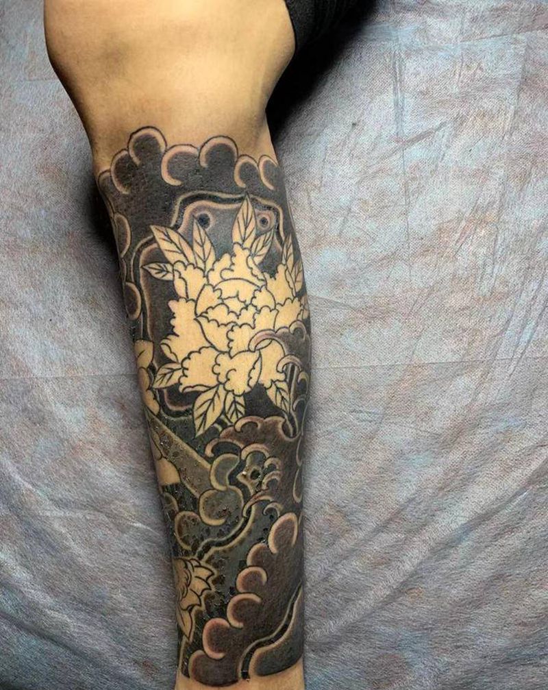 勇弟作品纹身图片_老传统纹身图案