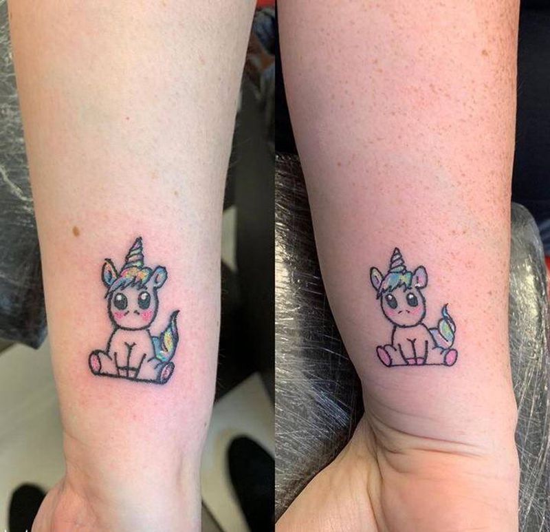 情侣纹身图片_Old School纹身图案