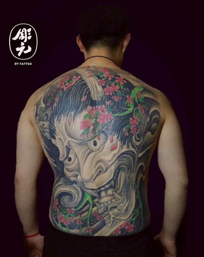 般若纹身图片_新传统纹身图案