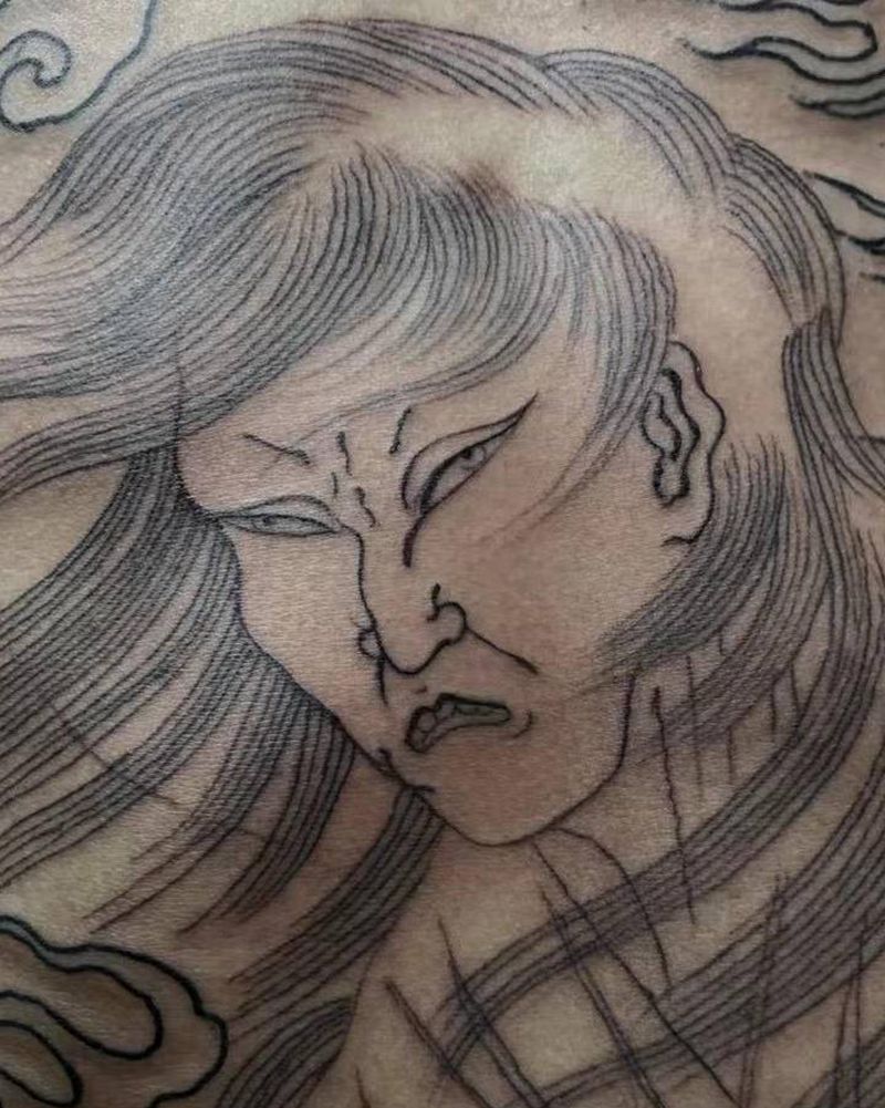 鬼纹身图片_老传统纹身图案