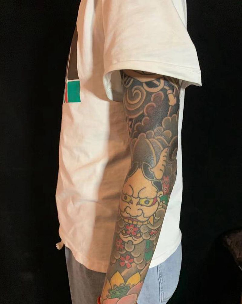 勇作品纹身图片_老传统纹身图案