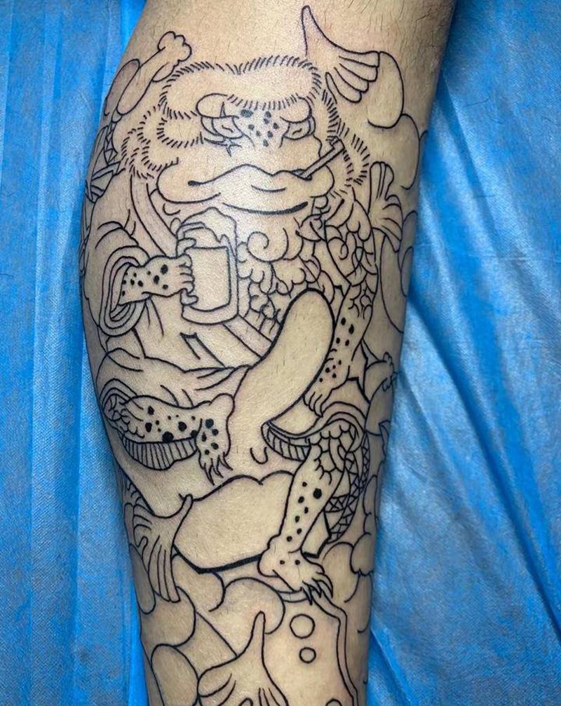 勇作纹身图片_老传统纹身图案