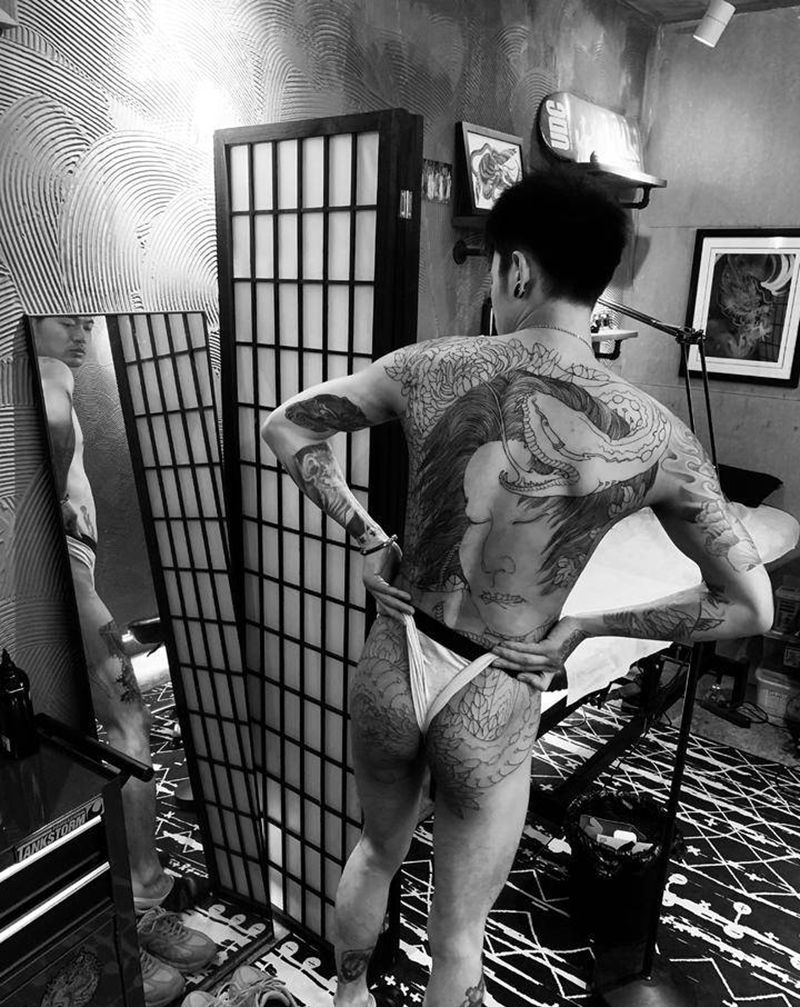 淦纹身图片_老传统纹身图案