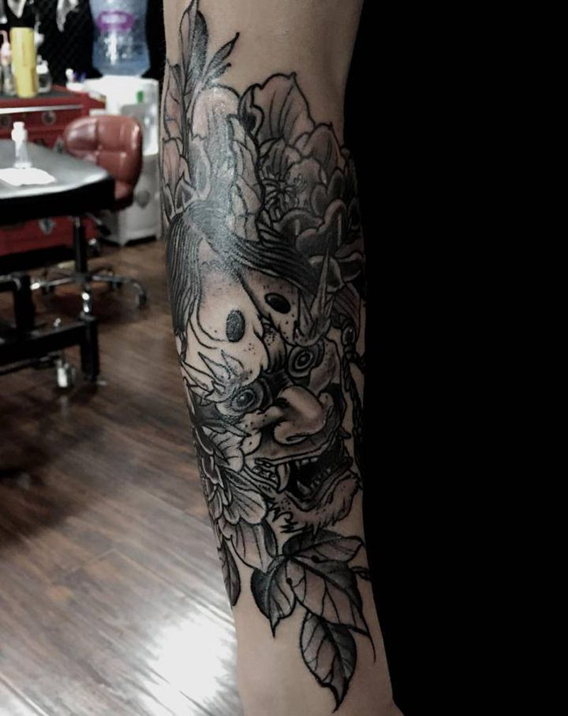 般若纹身图片_手臂纹身图案