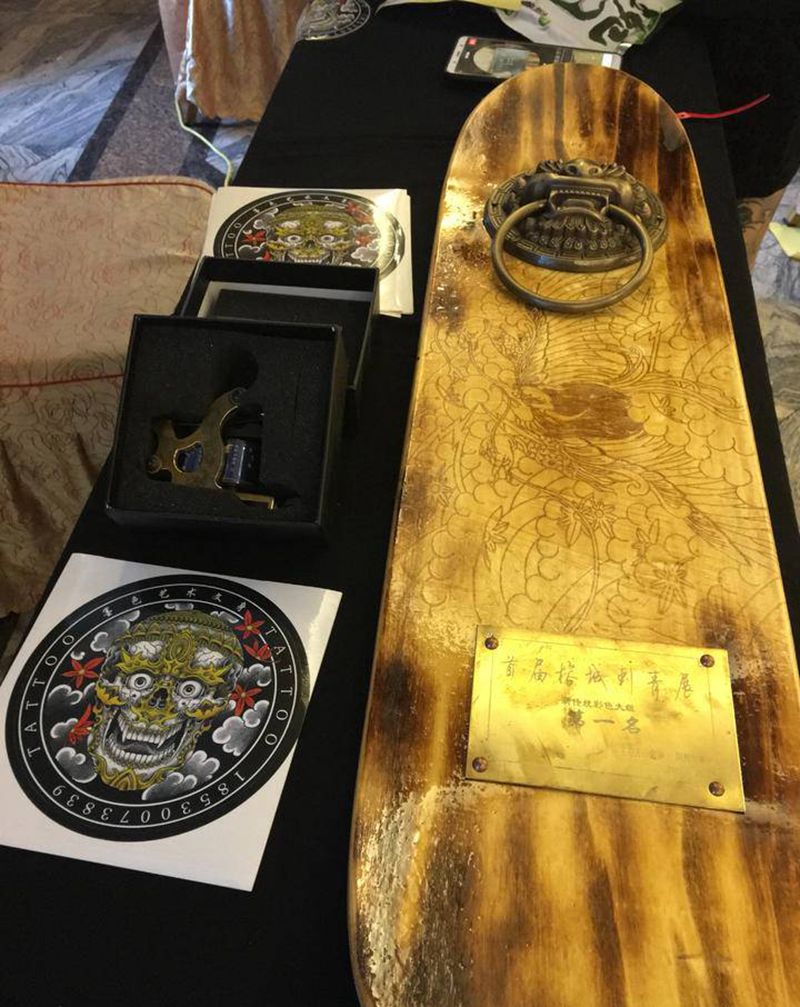 福建福州纹身图片_背部新传统纹身图案