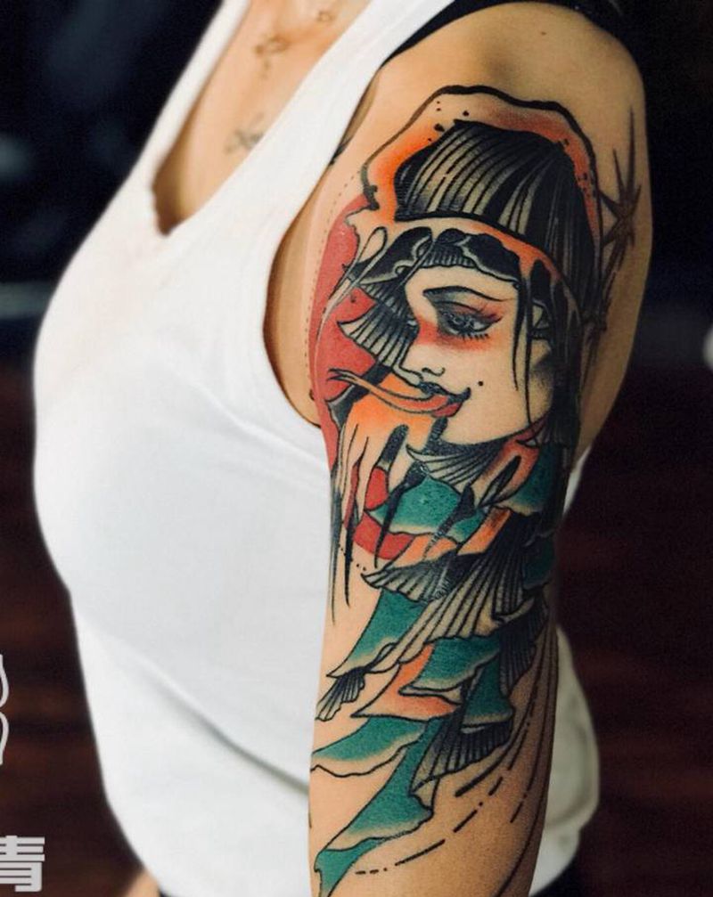 New school纹身图片_New School纹身图案