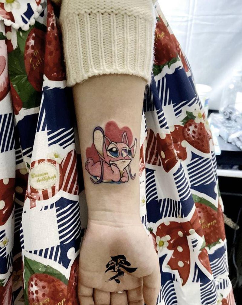 史迪仔纹身图片_手臂纹身图案