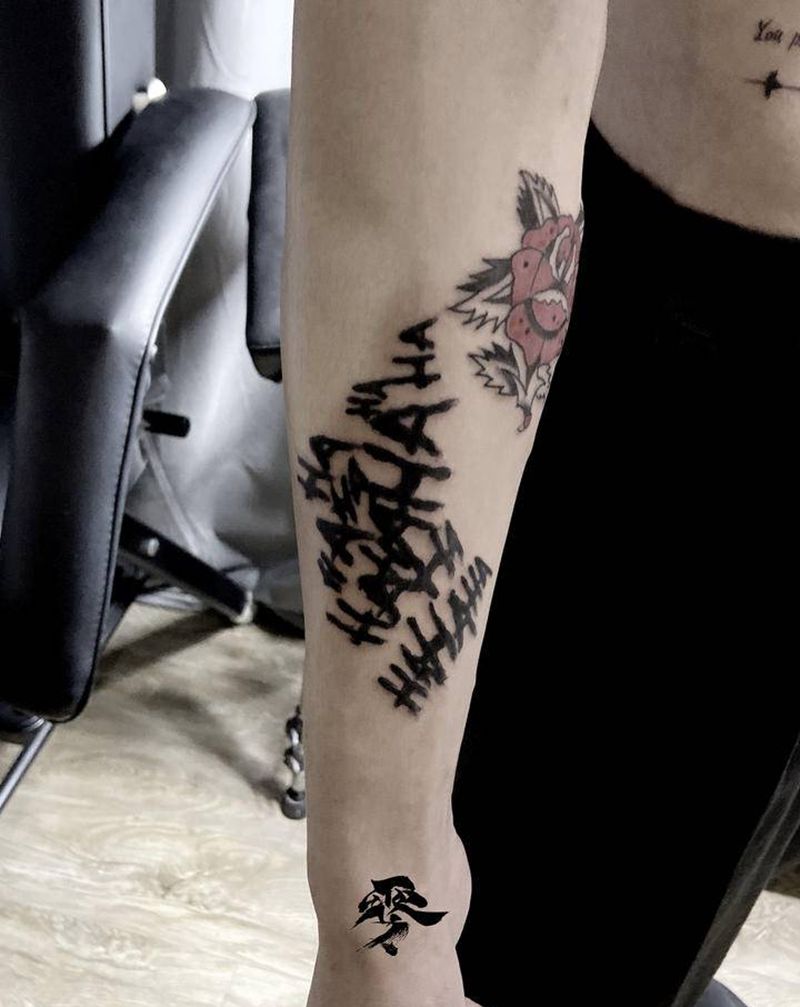 哈哈哈纹身图片_手臂纹身图案