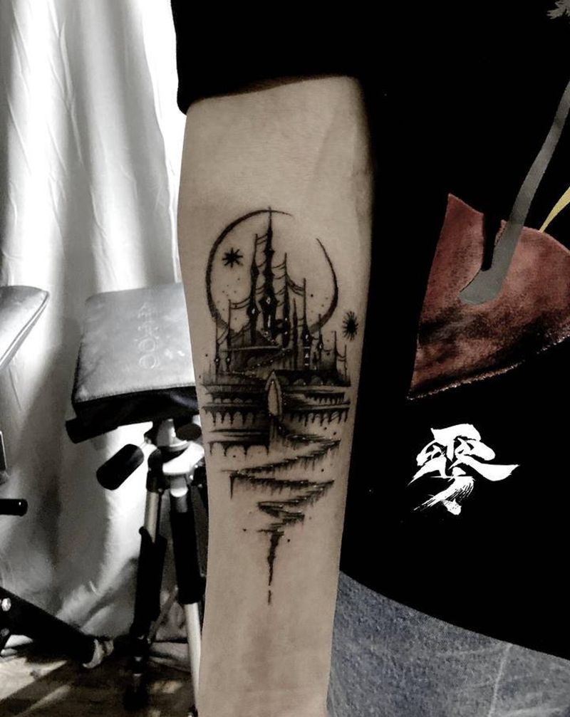 暗黑纹身图片_手臂纹身图案