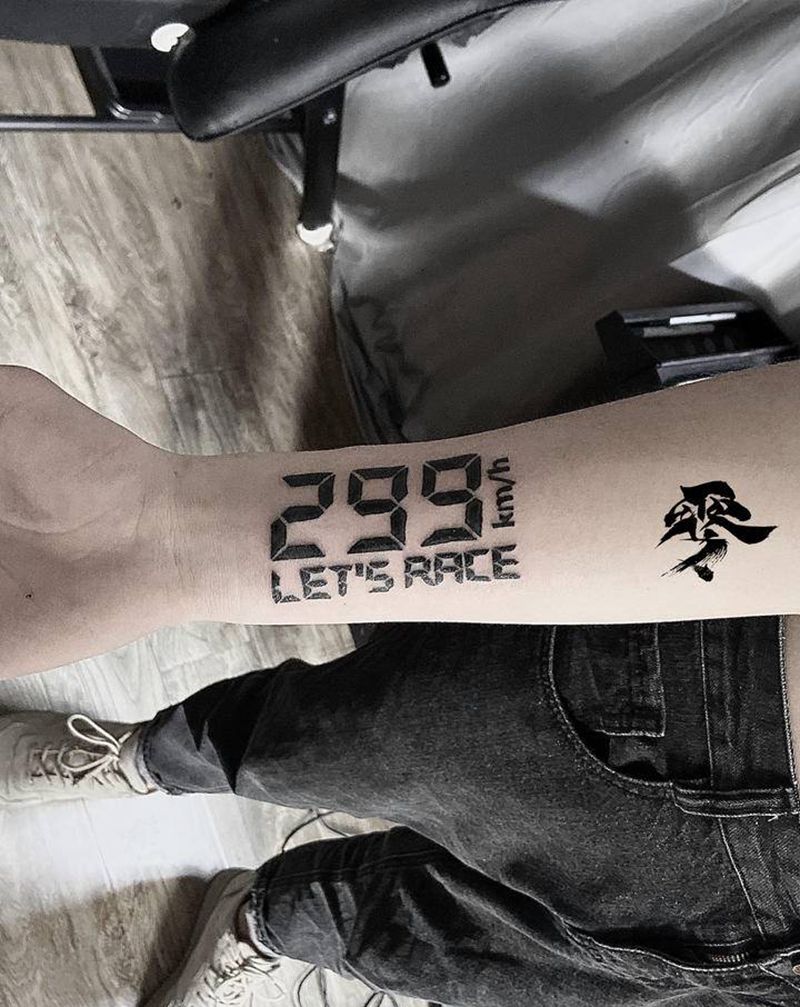 爆表299纹身图片_手臂纹身图案
