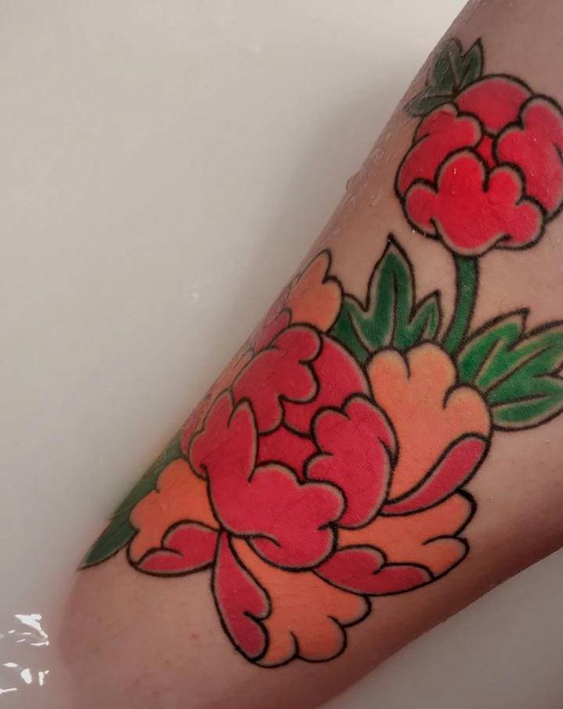 恢复后照片纹身图片_老传统纹身图案