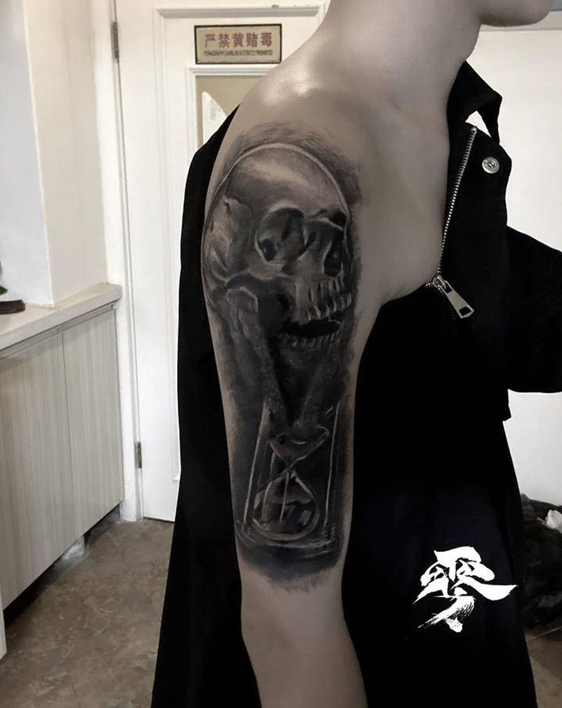 遮盖作品，猜出老图算我输纹身图片_手臂纹身图案