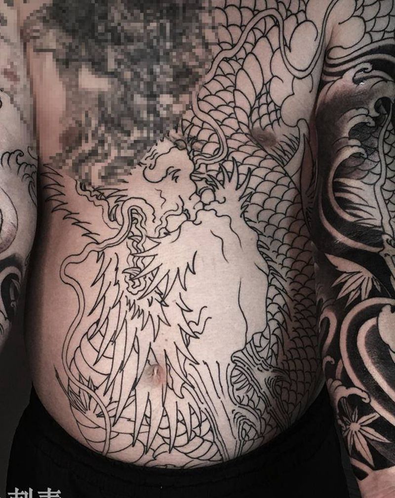 浪臂纹身图片_手臂新传统纹身图案