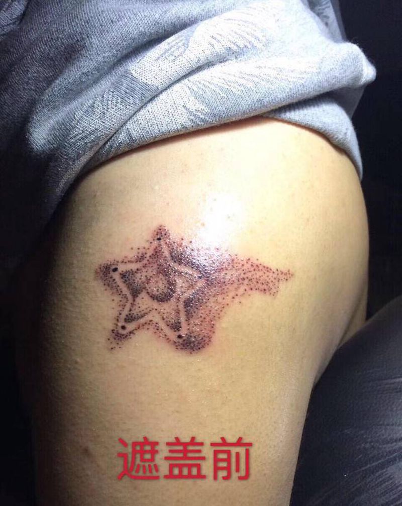 鲸鱼 遮盖纹身图片_肩部纹身图案