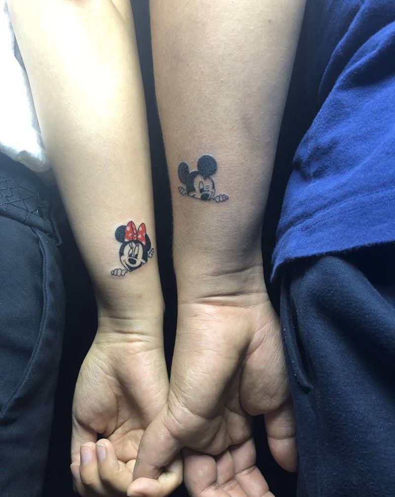 情侣纹身纹身图片_手部纹身图案