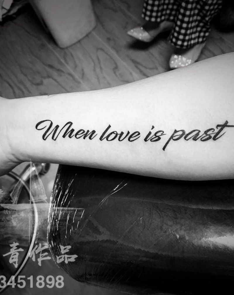 小不点纹身图片_花体字图腾纹身图案