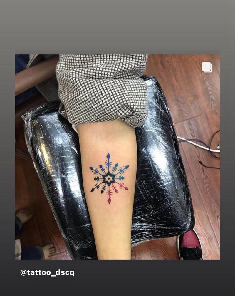 ❄️纹身图片_手臂纹身图案