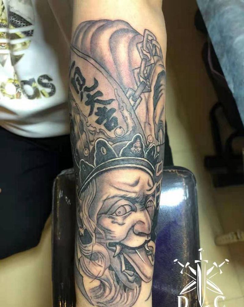 无常纹身图片_手臂纹身图案