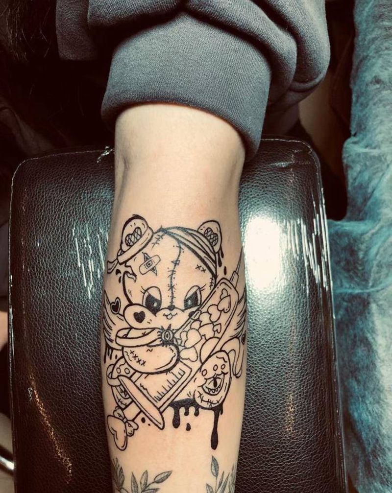 清新纹身图片_手臂纹身图案