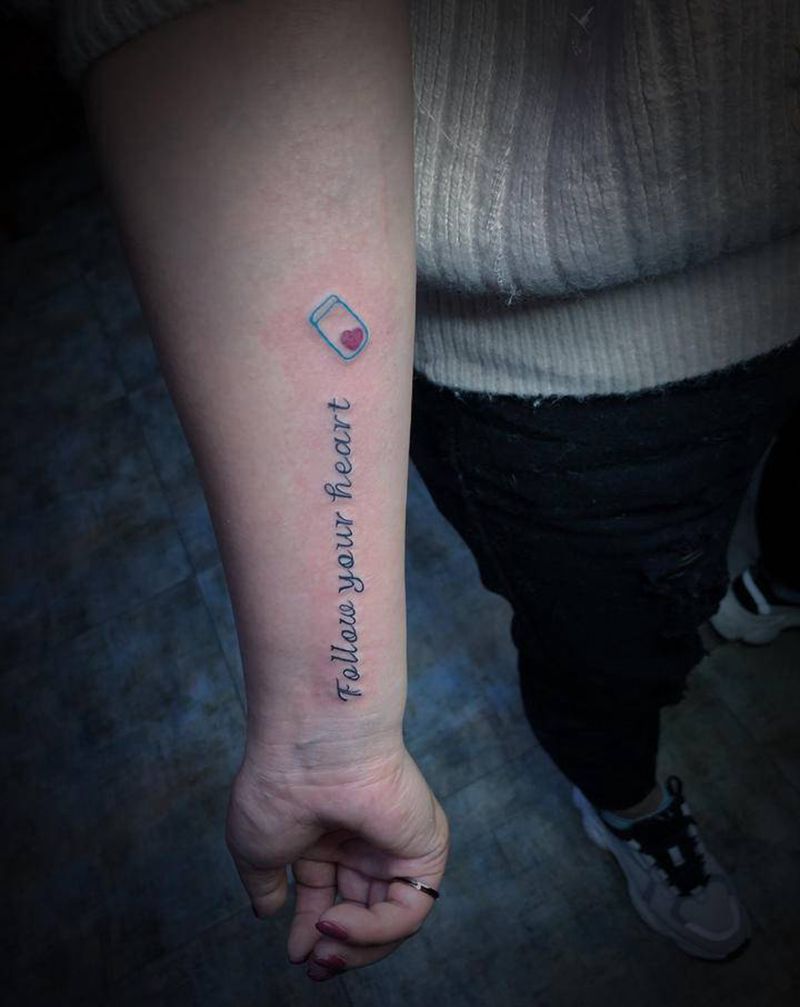 字母纹身图片_小清新纹身图案