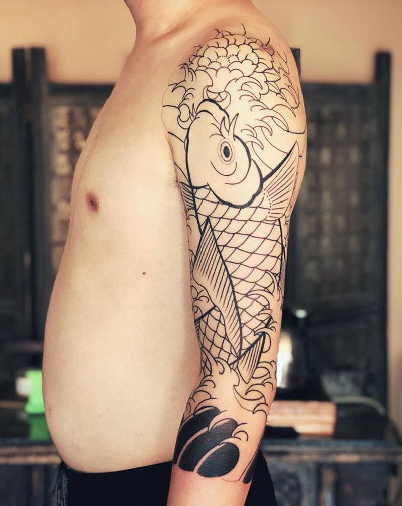 刺青也是我生活的一部分 这是我纹身图片_老传统纹身图案