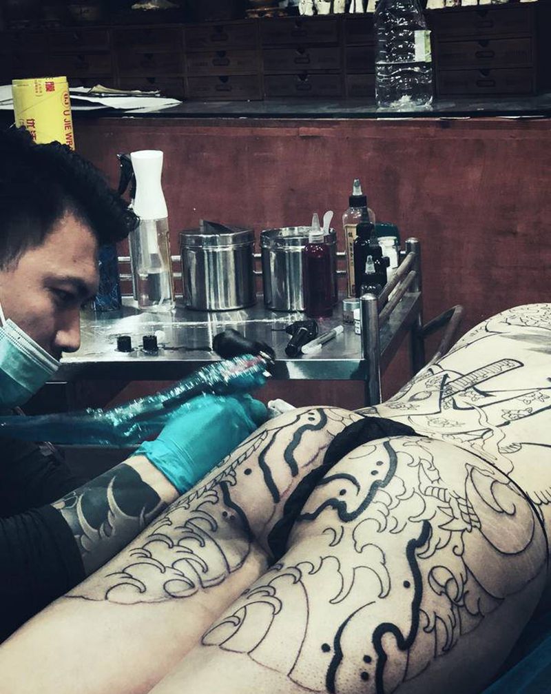 [月亮]～纹身图片_老传统纹身图案