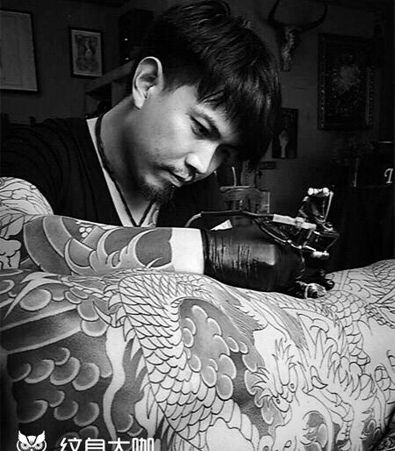 收工咯~纹身图片_老传统纹身图案